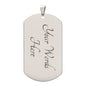 To My Son | You Are Braver Than You Believe - Dog Tag Necklace